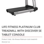 Life Fitness Discover SE Platinum Club Treadmills