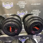 GP Urethane 5-100 lb. Prostyle Dumbbell Set w/Cybex Pro Racks