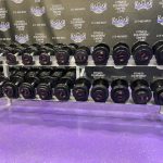GP Urethane 5-100 lb. Prostyle Dumbbell Set w/Cybex Pro Racks