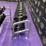 GP Urethane 5-100 lb. Prostyle Dumbbell Set w/Cybex Pro Racks