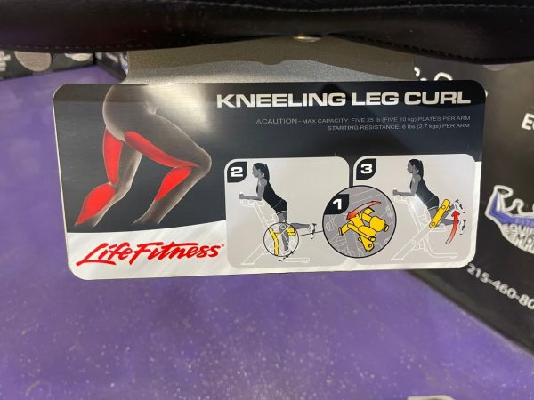 Life Fitness Signature Series Plate Loaded ISO Lateral Kneeling Leg Curl